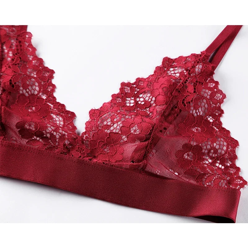 Sexy Bra for Woman Lace Thin Underwear Female Transparent Bras for Women Lace Sexy Lingerie Bralette for Ladies Ropa Para Mujer