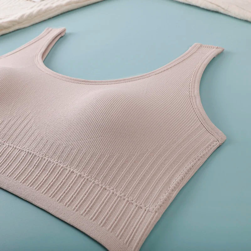 Sexy Underwear Women Gather No Steel Ring Lingerie Bra Tube Top Wrapped Chest Beauty Back Actival Cotton Thin Section Tube Top