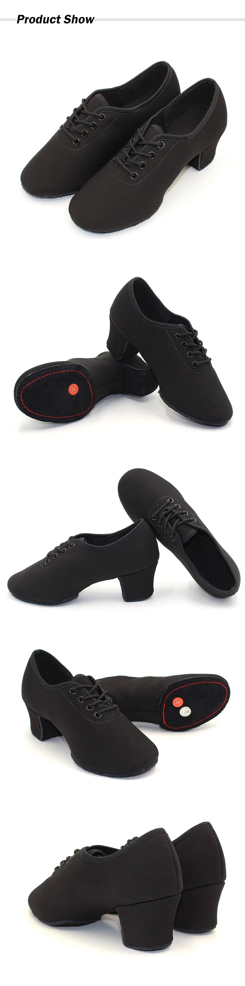 Women Dance Shoes Jazz Latin Ballroom Salsa Dancing Shoe High Heels Ladies Practice Training Modern Popular Sneakers Female