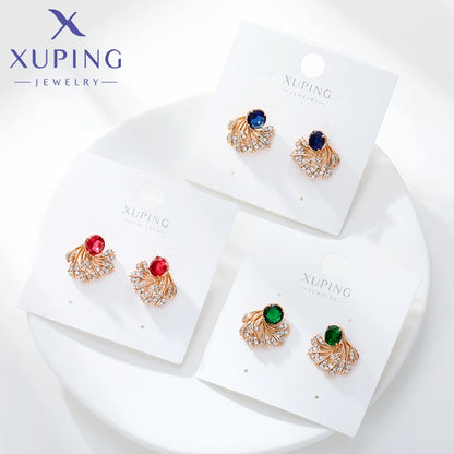 Xuping Jewelry Trendy Promotion Mixed Pulsera Bracelets Earring Group Copper Alloy Gold Plated Charm Bracelets for Women