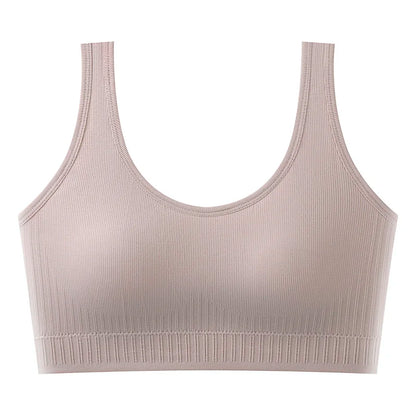 Sexy Underwear Women Gather No Steel Ring Lingerie Bra Tube Top Wrapped Chest Beauty Back Actival Cotton Thin Section Tube Top