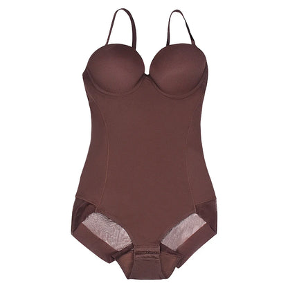 Sexy Underwear Women Fantasy Bodysuit Waist Shapers Female Modeling Strap Hip Lace Underwear Open Crotch Shapewear With A Bra