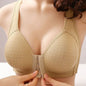 Women Front Buckle Underwear Women Thin Section Without Steel Ring Brassiere Female Comfortable And Breathable Brassiere Mum Bra