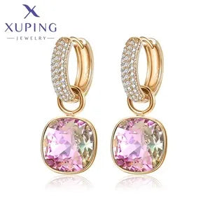 Xuping Jewelry Trendy Promotion Mixed Pulsera Bracelets Earring Group Copper Alloy Gold Plated Charm Bracelets for Women