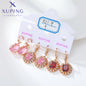 Xuping Jewelry Trendy Promotion Mixed Pulsera Bracelets Earring Group Copper Alloy Gold Plated Charm Bracelets for Women