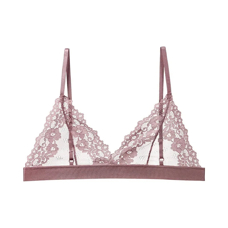 Sexy Bra for Woman Lace Thin Underwear Female Transparent Bras for Women Lace Sexy Lingerie Bralette for Ladies Ropa Para Mujer