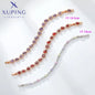 Xuping Jewelry Trendy Promotion Mixed Pulsera Bracelets Earring Group Copper Alloy Gold Plated Charm Bracelets for Women