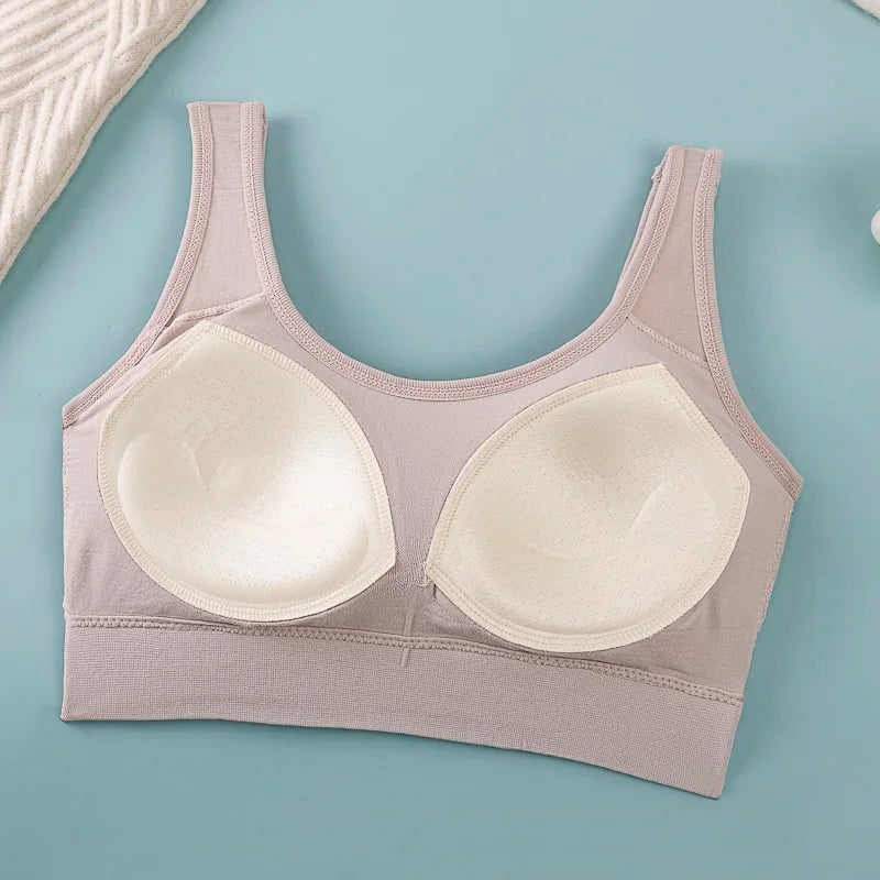 Sexy Underwear Women Gather No Steel Ring Lingerie Bra Tube Top Wrapped Chest Beauty Back Actival Cotton Thin Section Tube Top