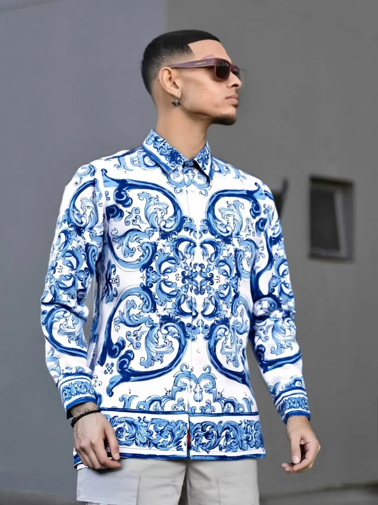 Fashion Men Shirts 2025 Popular European Design Party Style  Men's Clothing Camisas Masculino Ropa De Hombre Mens Clothes