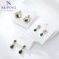 Xuping Jewelry Trendy Promotion Mixed Pulsera Bracelets Earring Group Copper Alloy Gold Plated Charm Bracelets for Women
