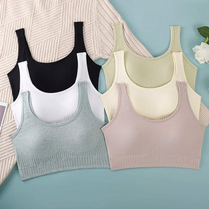 Sexy Underwear Women Gather No Steel Ring Lingerie Bra Tube Top Wrapped Chest Beauty Back Actival Cotton Thin Section Tube Top