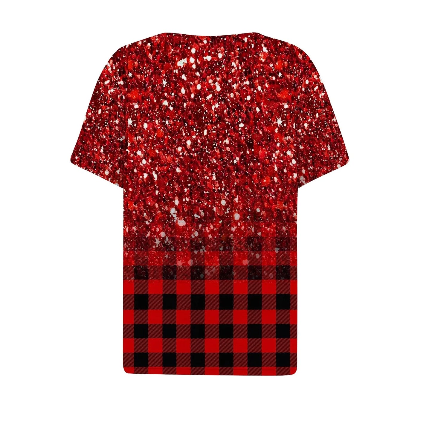 Women's Clothing Summer 2024 Tee Print Button Short Sleeve Daily Weekend Fashion Basic Top Dress Blouses