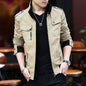 mens cargo jackets New Fashion bomber jacket mens wear simple British style Warm Windproof Jacket and coat baseball jacket male