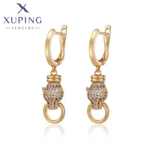 Xuping Jewelry Trendy Promotion Mixed Pulsera Bracelets Earring Group Copper Alloy Gold Plated Charm Bracelets for Women