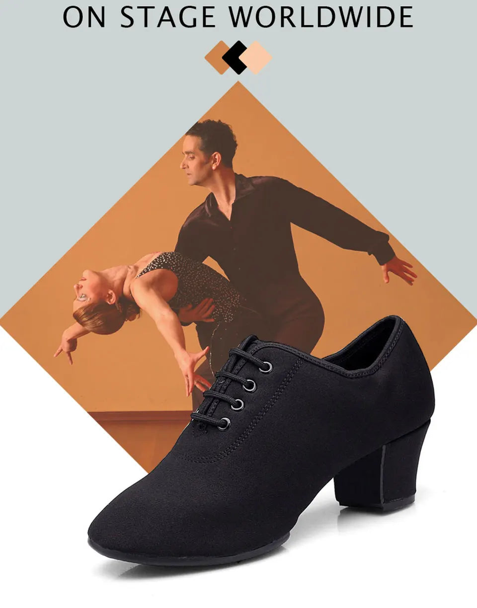 Women Dance Shoes Jazz Latin Ballroom Salsa Dancing Shoe High Heels Ladies Practice Training Modern Popular Sneakers Female