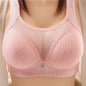 Women Bras Ropa Mujer Large Size Middle Aged Sexy Mesh Comfortable Female Underwear Wireless Bralette Lingerie Sujetadores