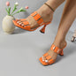 Shoes for Women 2025 Women Fashion Spring Summer High Heel Sandals Lady Sexy Comfortable Female Cute PU Sandals Women Shoes