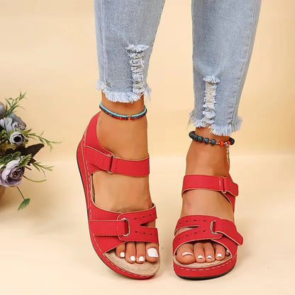 2025 New Sandals Shoes Women Soft Women's Sandals Slip on Open Toe Walking Shoes Slipper Party Footwear Female Zapatillas Muje